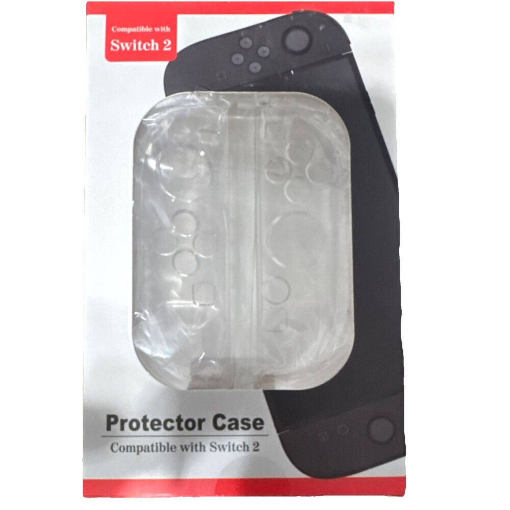 Nintendo Switch 2 Clear Protective Plastic Console Shell Case